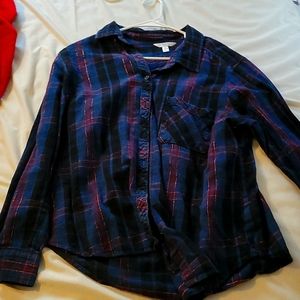 Long sleeved flannel!